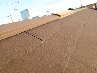 川崎市中原区屋根塗装　外壁塗装　屋根点検　屋根材の色褪せ